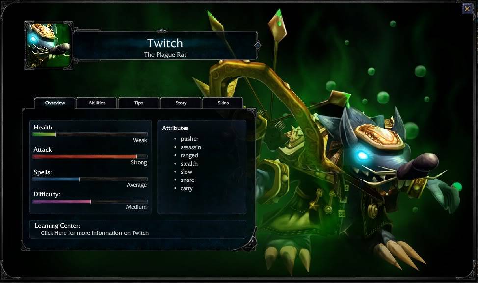 League Of Legends Inedito: Todos los Heroes Twicht