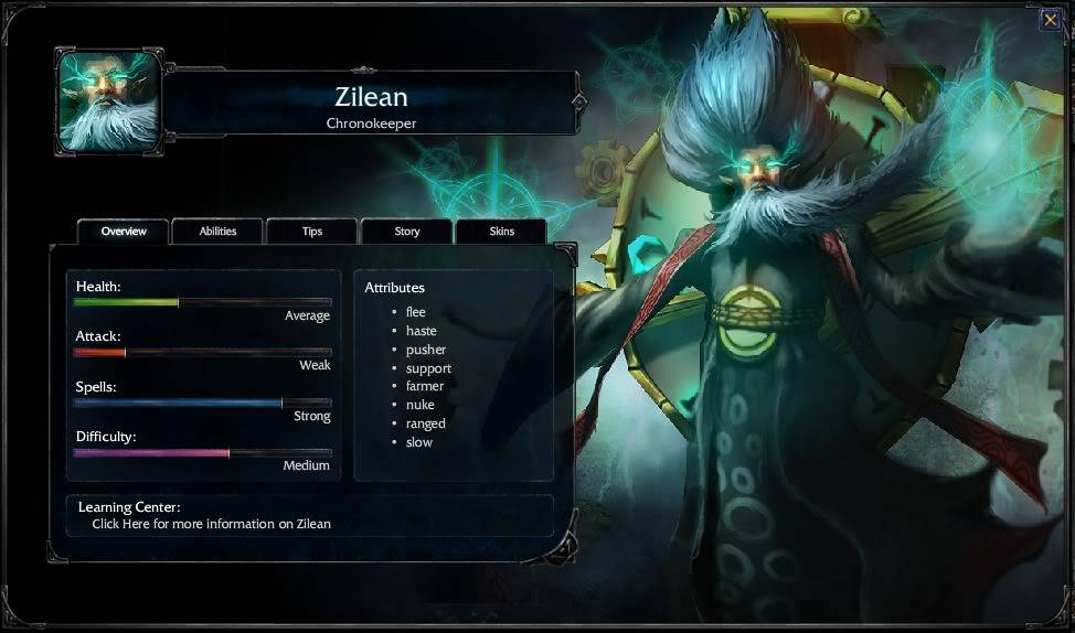 League Of Legends Inedito: Todos los Heroes Zilean