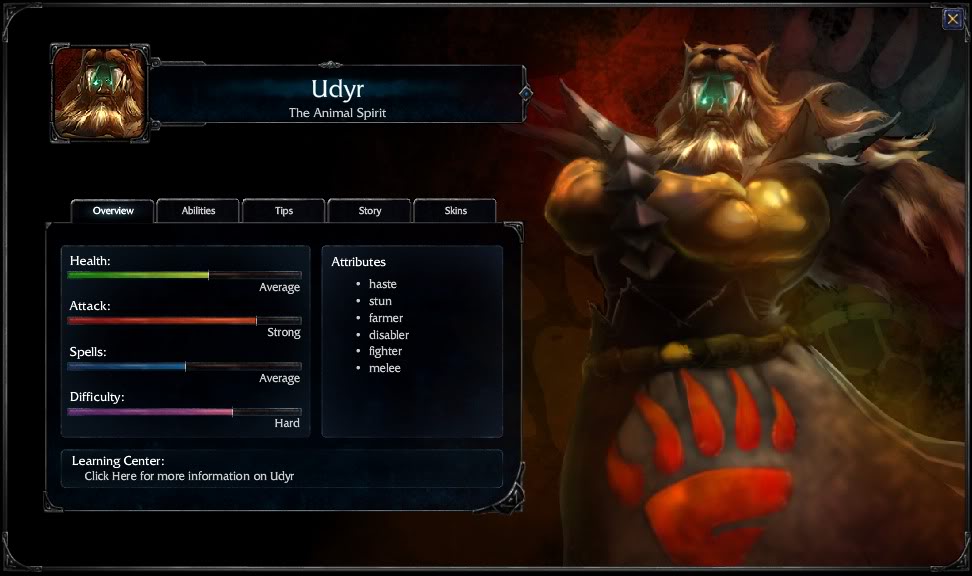 League Of Legends Inedito: Todos los Heroes Udyr