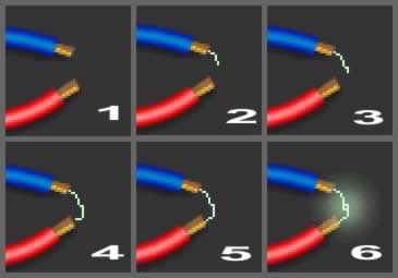 Tutorial Fireworks  Tutoriais por por Maurício Samy Silva banner clickmaujor ..: Efeito curto circuito em fios elétricos :.. Cc2