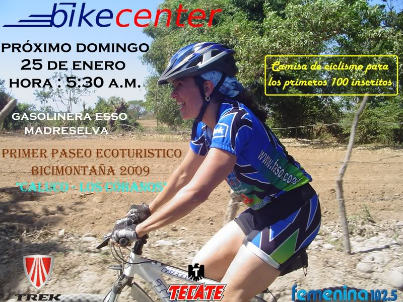 Paseo BIKE CENTER  Caluco-Los Cobanos 25 de Enero 2009 Ver_imagen