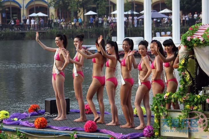 Miss China World 2009 --- Beach Beauty Final fast-track 021-3