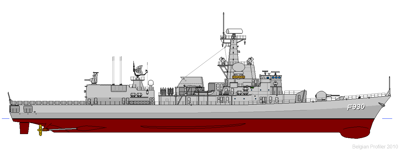 Dessins de profil des navires de notre marine F930LeopoldIascommisionned