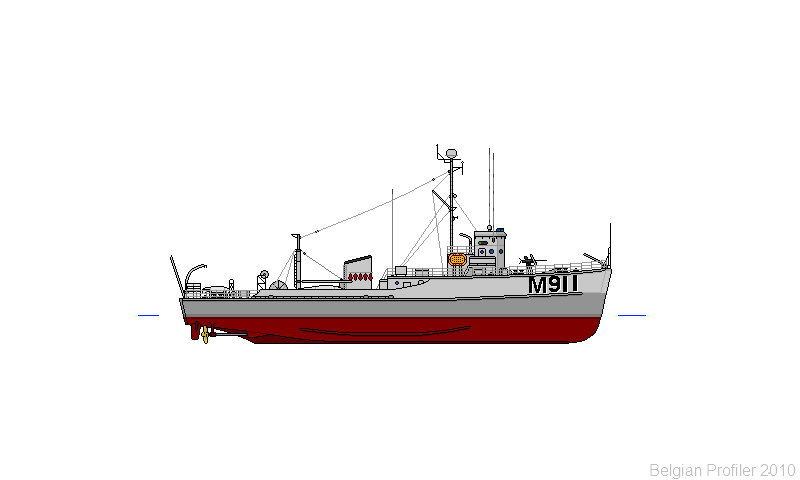 PROFILS (10 pixels / Mètre) Minesweepers MSC M911EekloEarly