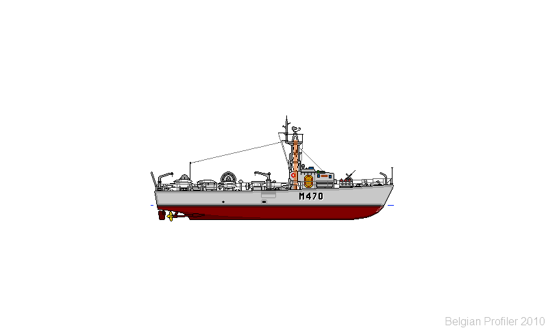 PROFILS (10 pixels / Mètre) Minesweepers MSI M470Temseearly