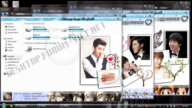 [ThemeWin7] TVXQ 3