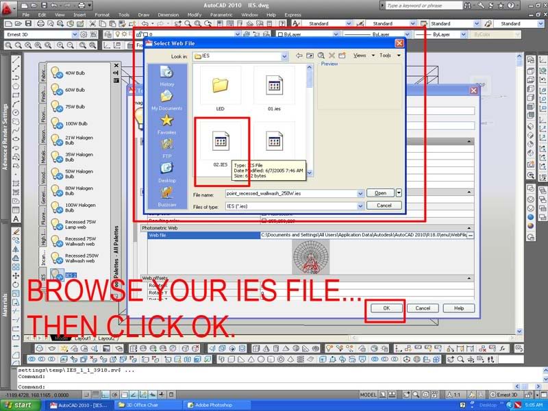 Autocad IES Wireframe7