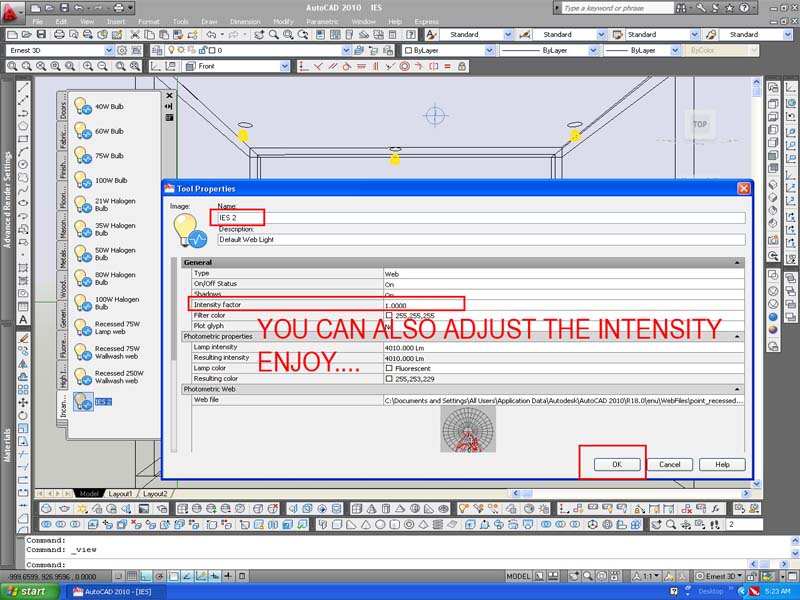 Autocad IES Wireframe8