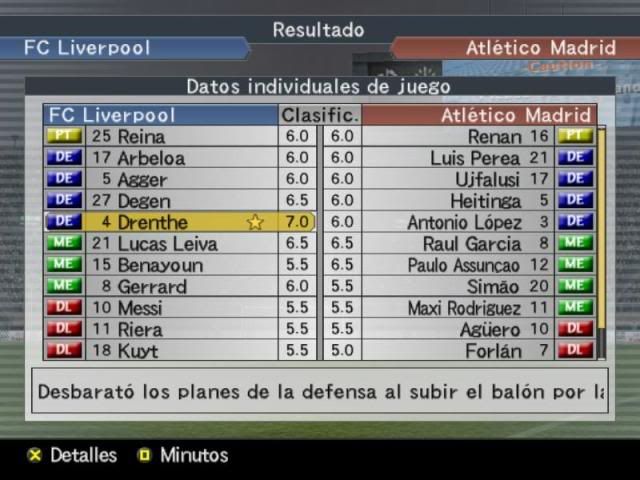 Amistosos Liverpool Puntua