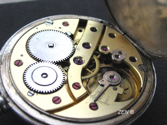 Feu de beaux mouvements de montres de poche Anodu012005chromecalibre1