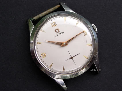 Une Omega toute simple Omega266cadranface