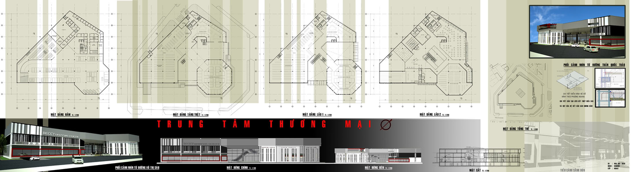 Trung tâm thương mại - Mẫu tham khảo Đồ án kiến trúc Nguồn: hoathat.info 314