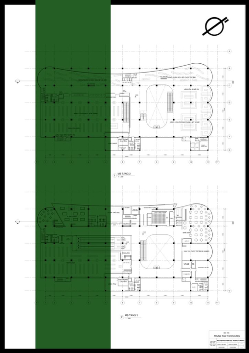 Trung tâm thương mại - Mẫu tham khảo Đồ án kiến trúc Nguồn: hoathat.info T3-1