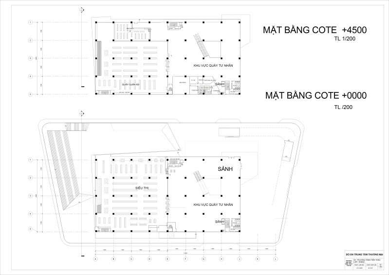 Trung tâm thương mại - Mẫu tham khảo Đồ án kiến trúc Nguồn: hoathat.info To3o