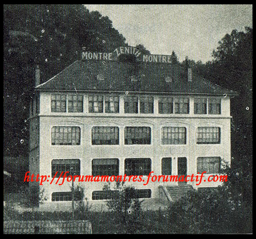 La manufacture Zenith de Besançon ...Rares images ZenithBesanonrecadrlogo