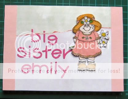 Big Sister Card, Baby and Birthday CBSister