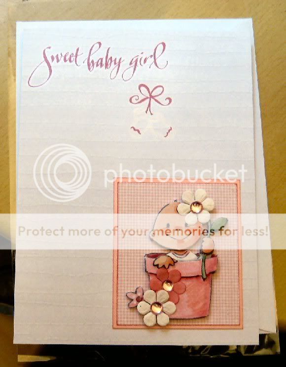 Baby Card BabyGirlflower