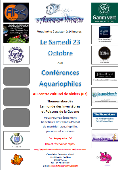 Conférences Guyane et crevettes le 23 octobre à Viviers (07) Sans_t30