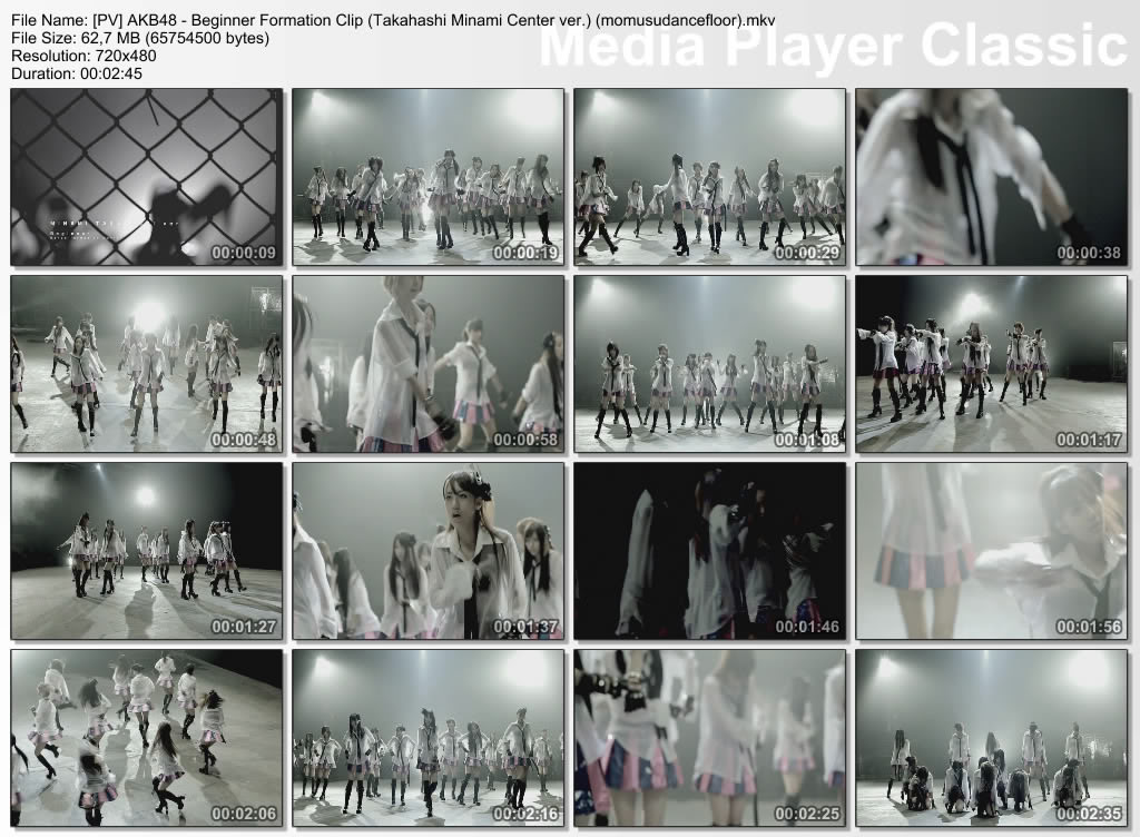 AKB48 - Beginner [PV + formation clips] PVAKB48-BeginnerFormationClipTakahashiMinamiCentervermomusudancefloormkv_thumbs_20110620_211533