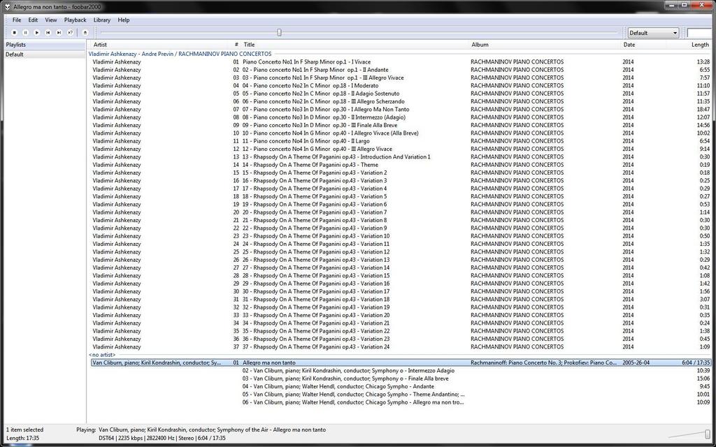 iFi Nano + Foobar2000: No reproduce archivos .dff correctamente Snap11