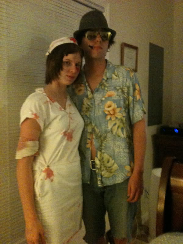 Zombie Nurse and Hunter S Thompson, quite a pair. IMG_2745