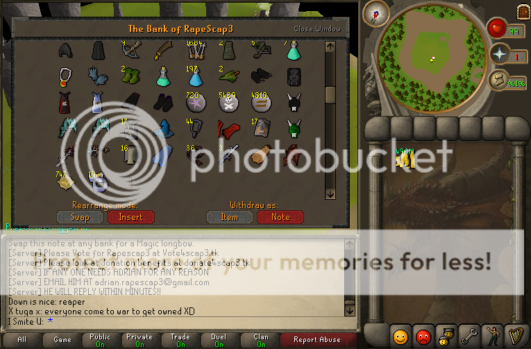 i smite u 's bank 24th August 2011 :D (how a true pker's bank should look) 0036