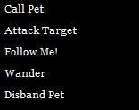 [Dúvida] Sistema de PET Commands