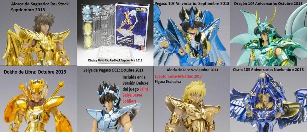 Historial de figuras Myth Cloth Myth