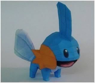 PaperCraft for kid ^^~ - Page 2 Mudkip1