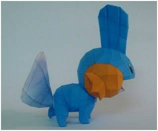 PaperCraft for kid ^^~ Mudkip7
