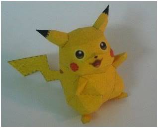 PaperCraft for kid ^^~ Pikachu3