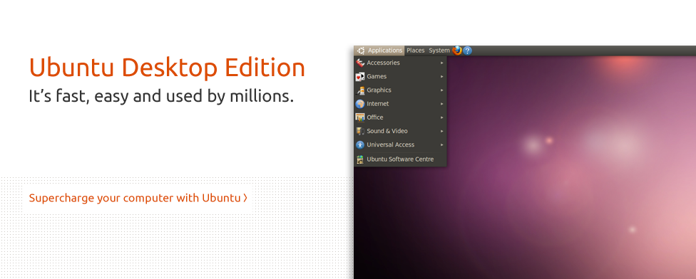 Ubuntu 10.04 LTS Desktop Edition Final (i386) SuperChargeYourComputerWithUbuntu