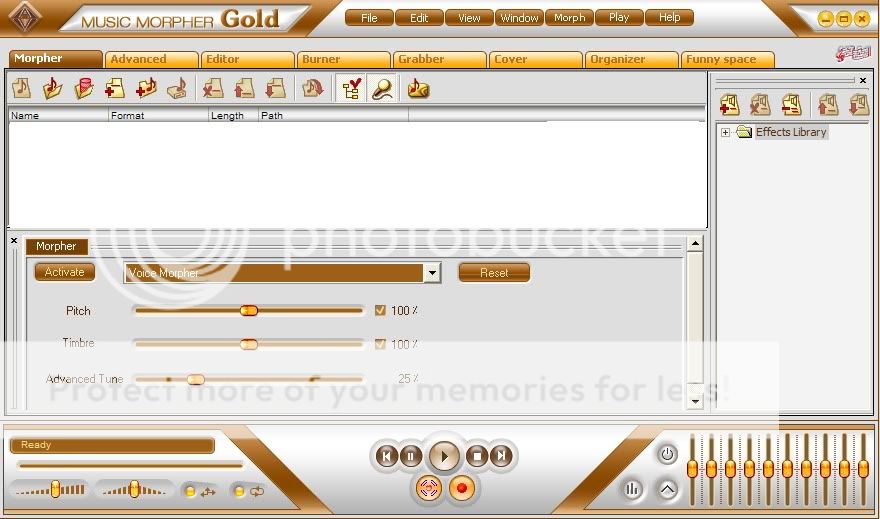  برنامج فصل الصوت عن الموسيقى AV Music Morpher Gold 000