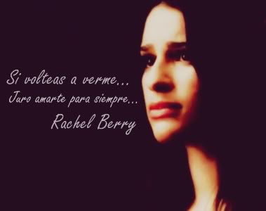 Si volteas a verme... Juro amarte para siempre.. [Rachel Berry] [One-Shot] RachBannerFic