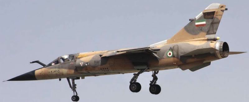 Los Mirage F-1 iraníes Mf3