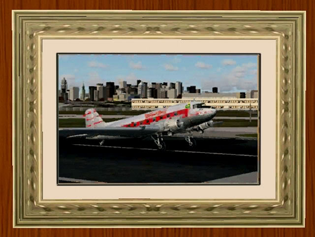 Quadros/Paintings - Classic Brazilian Airlines DC3_Aerovias_640