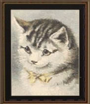 Quadros/Paintings: "Victorian Cats" Cat