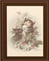 Quadros/Paintings: "Victorian Cats" Catsandholly