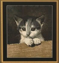 Quadros/Paintings: "Victorian Cats" Sweet_kitten