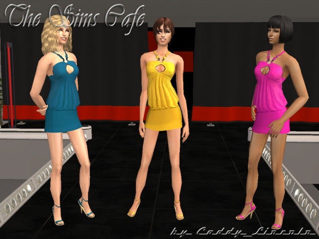 Roupa casual feminina - S2C Simsimay's Summerflower Dress Recolors TSC_Summerflower