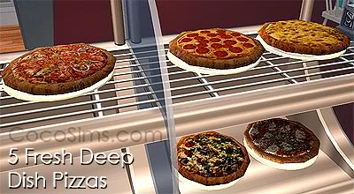 Conjunto de artigos para lote comunitário (Pizzaria) - Cocosims OFB pizzeria set PizzeriasetPizzaSHOPview