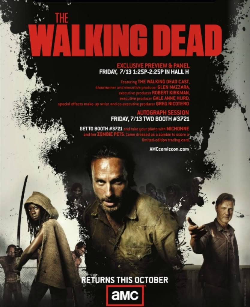 Regresan Dexter, American Horror Story y The Walking Dead. Walking_Dead_Comic_Con_Poster_7_6_1