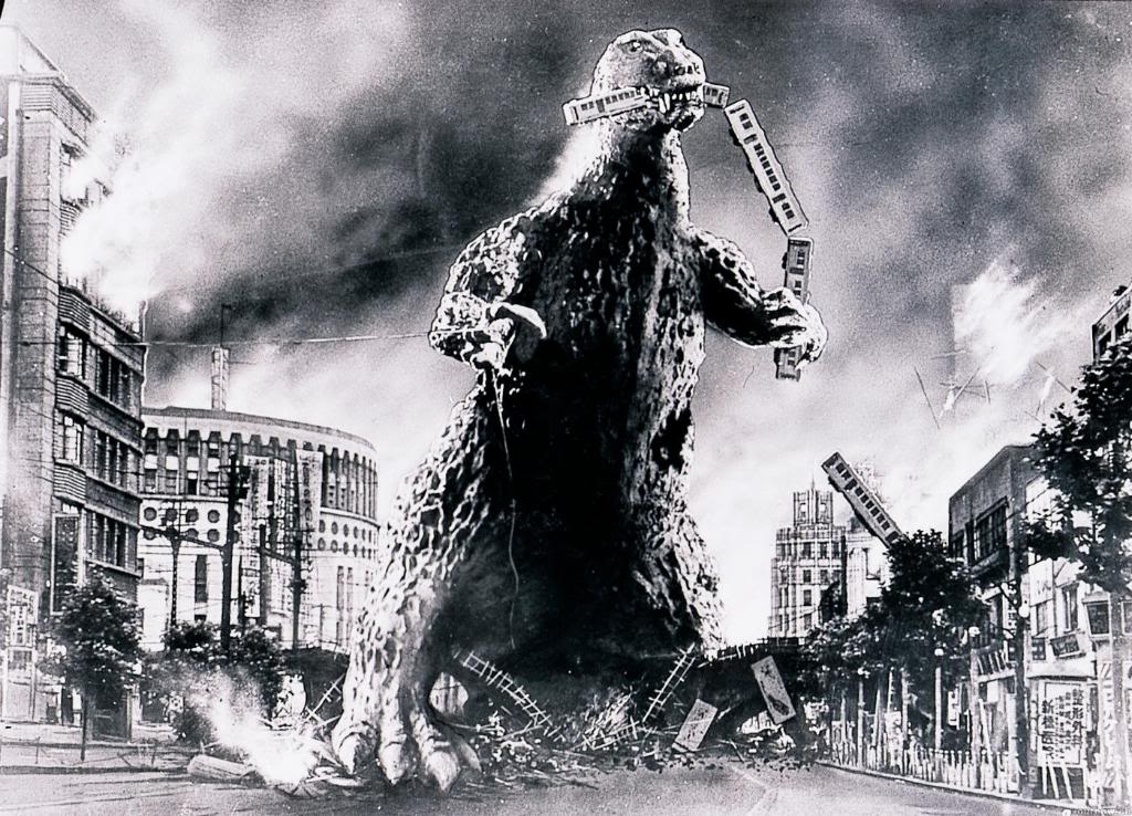 Duelo de Monstruos, Demonios y Fantasmas: Round Cuatro. Godzilla1954c