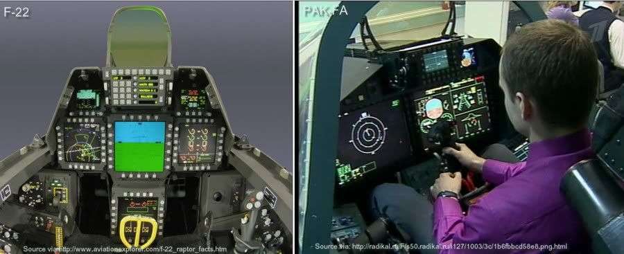 PAK FA T-50 Avion Stealth Multirole Fighter Ruso PAK-FA_Cockpit_CompPhoto