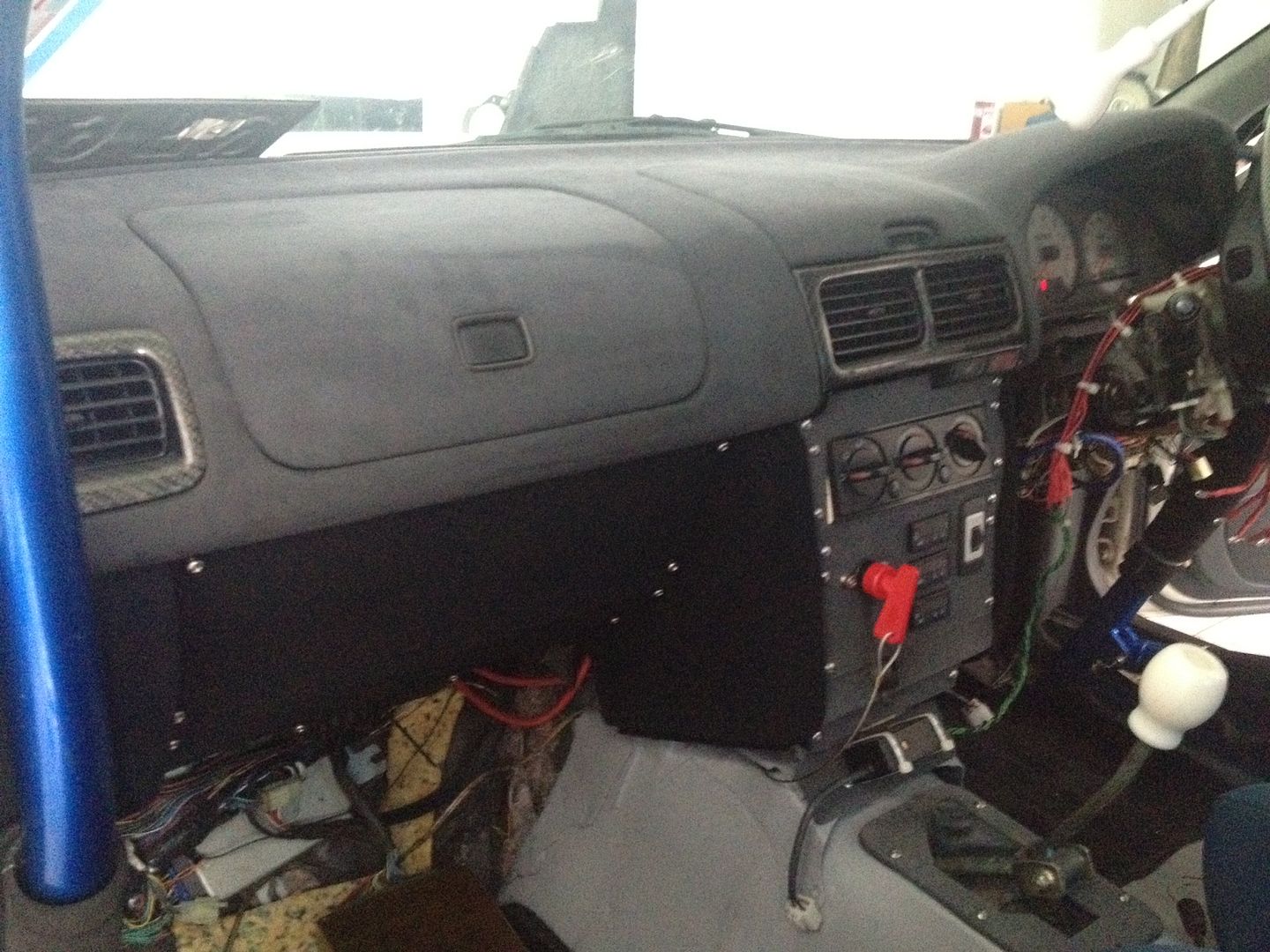 My custom center console / lower dash Interior2-1