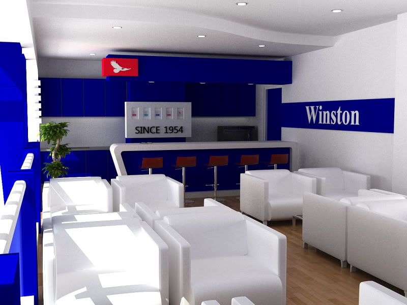 WINSTON SMOKING LOUNGE SERVINGCOUNTER