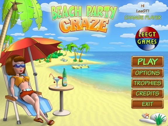 اللعبة الرائعة احتفالات على البلاج Beach Party Craze  Beach