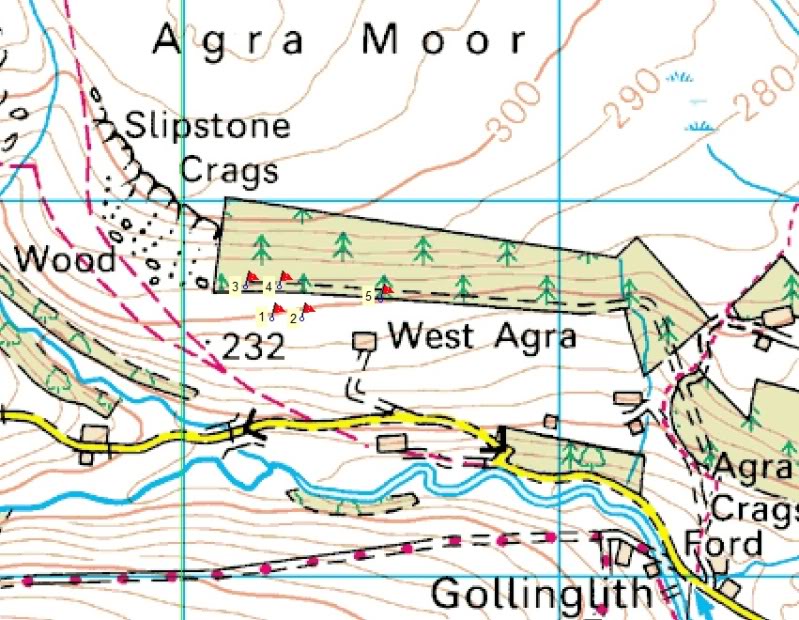 Agra Wood - Rock Art Map