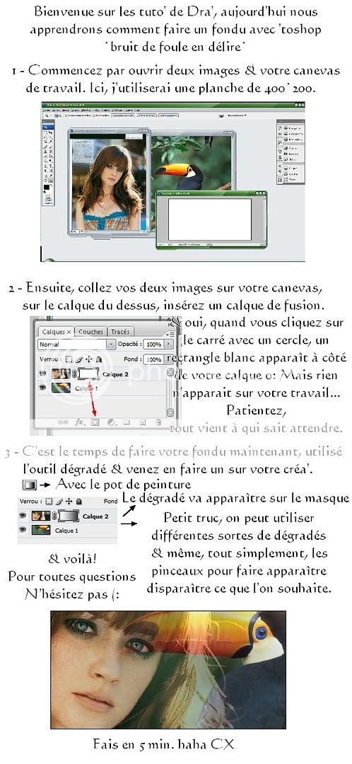 [Photoshop] Faire un fondu Tutoriel_Fondu