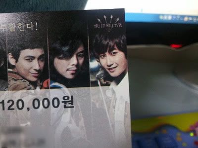 [random] Young Saeng - Las entradas para el musical Los Tres Mosqueteros Musical2